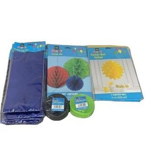 DG Party‎ Lot of Miscellaneous Party Supplies Birthday Decorations Streamer Hang